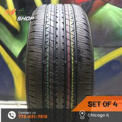 Full set of 4 New Summer  245/45R18  96W  Bridgestone  Turanza ER33