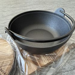 JAPANESE COOKING POT CAST IRON