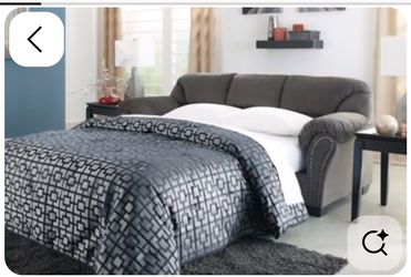 Ashley furniture Charcoal Sofa with Day bed and matress included! $150 obo