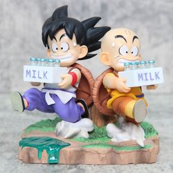 
Dragon Ball childhood Son Goku and Krillin milk anime figure
Dragon Ball childhood Son Goku and Krillin milk anime figure