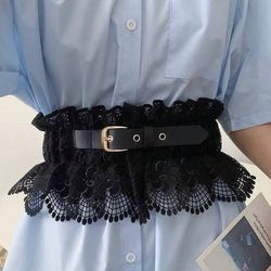 NEW, Available Now For Purchase: Pearl Necklace, Lace Black Belt(size M-L); Boho Brown Belt (size M-L).