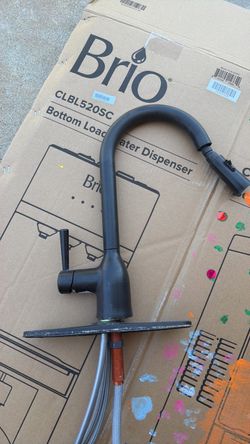 Moen Georgene Matte Blac kitchen faucet