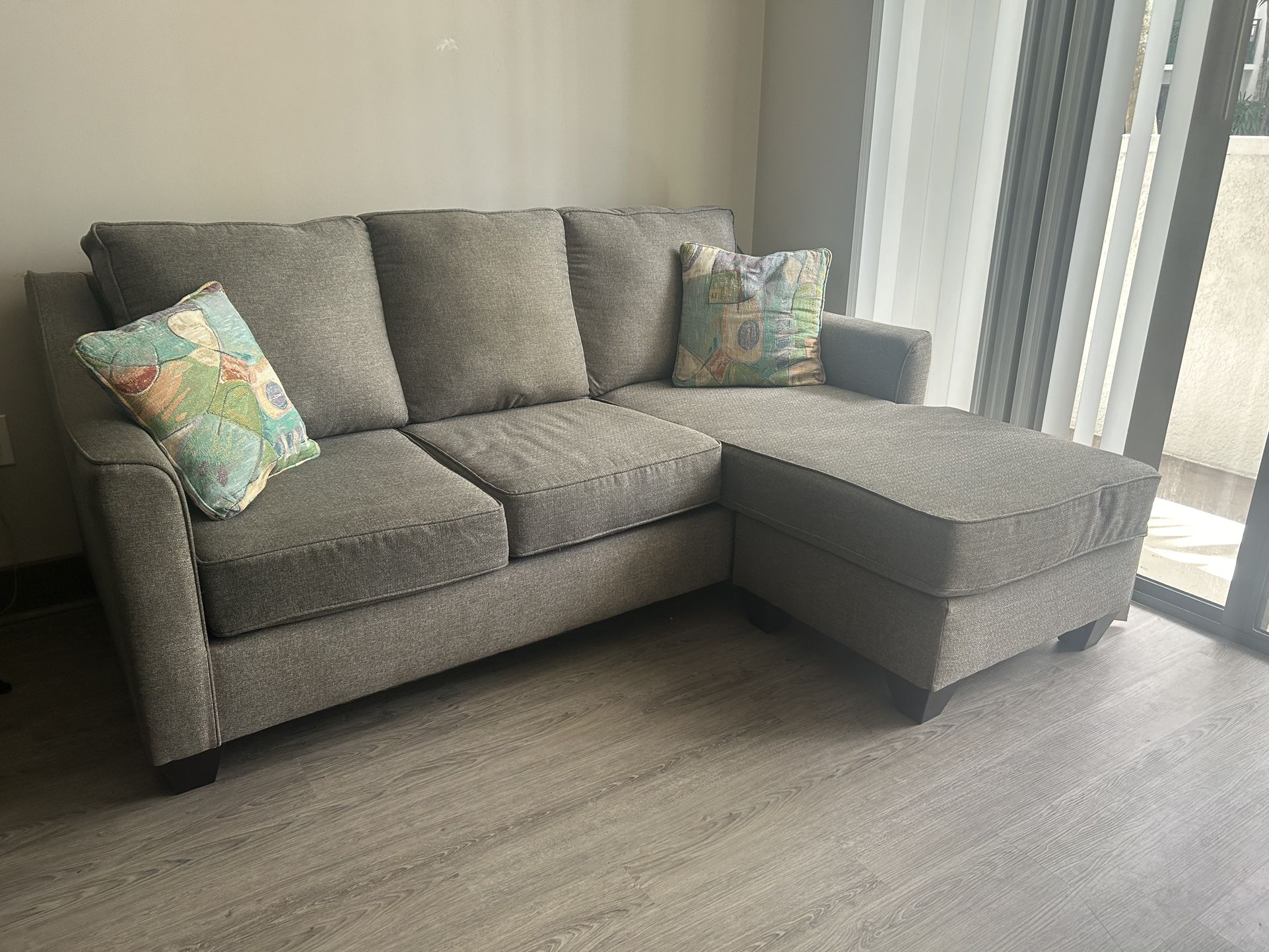 Reduced- $175 OBO - Nadler Rooms To Go Sofa Chaise