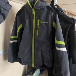 Kids Size 5 Snow Jacket-weatherproof Brand