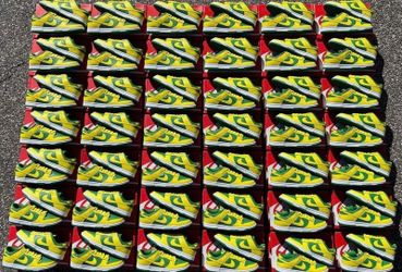 Reverse Brazil Nike Dunk Lows