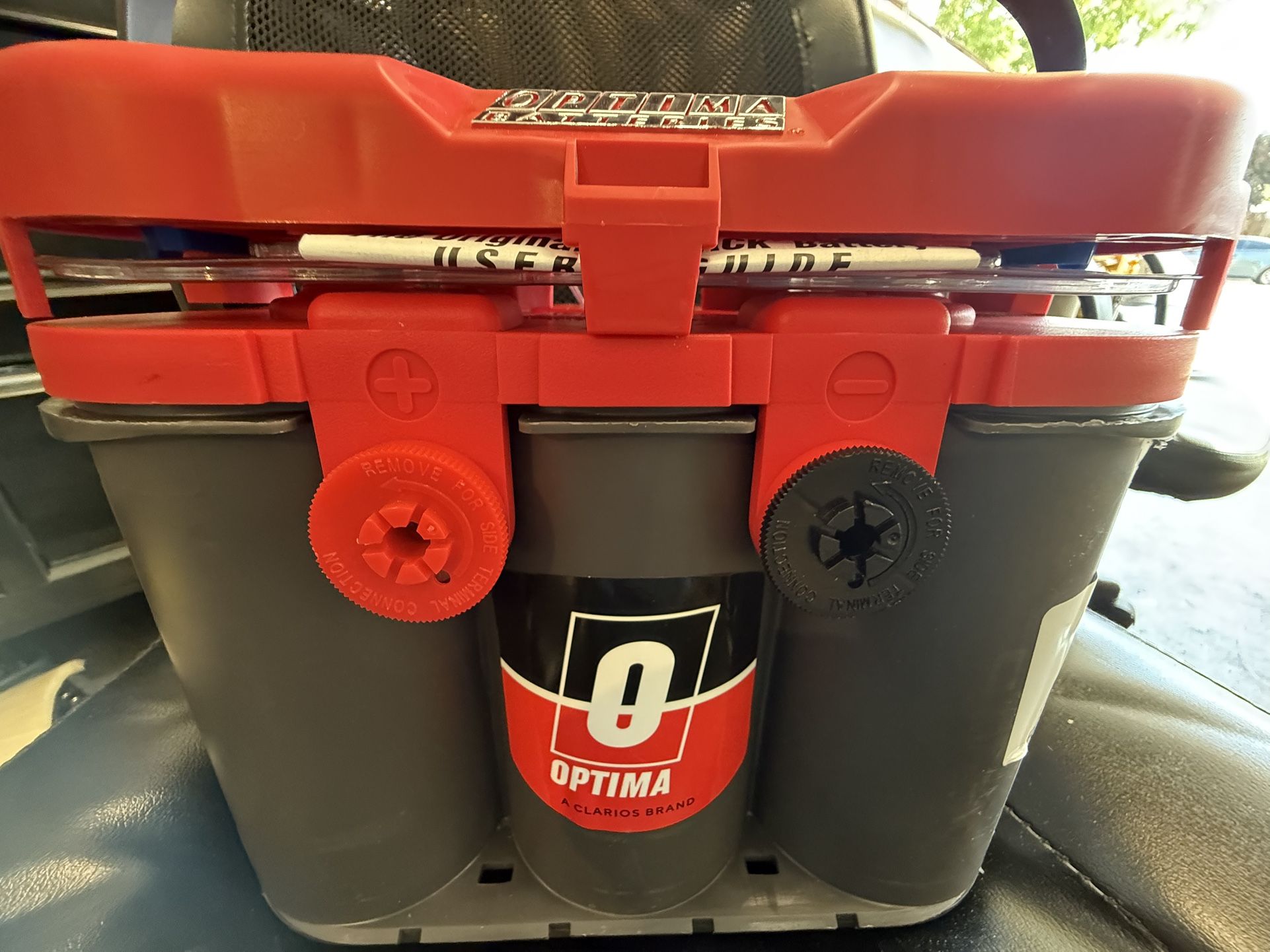 Optima Battery Red
