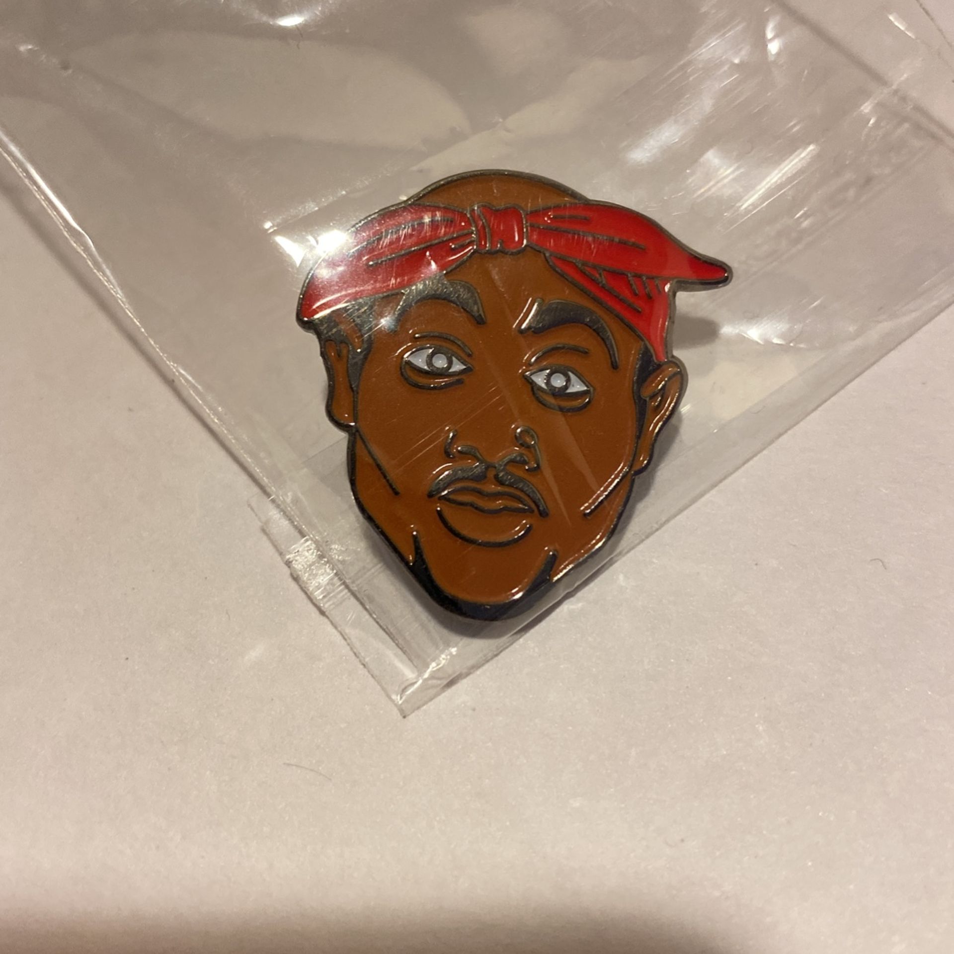 Tupac Face Pin