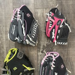 T Ball, Baseball Gloves