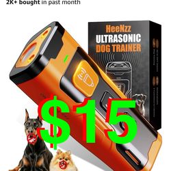 Dog Bark Deterrent Devices for Own or Neighbor's Dog Ultrasonic Dog Training Device Safe & Effective Portable Anti Barking Device for Dogs In