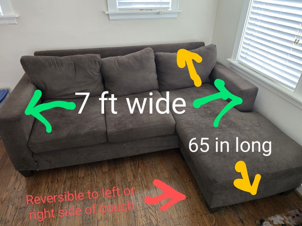 Free Couch Used By Large Dog