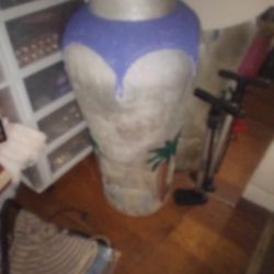 Heavy Pottery Ceramic Vase,$50