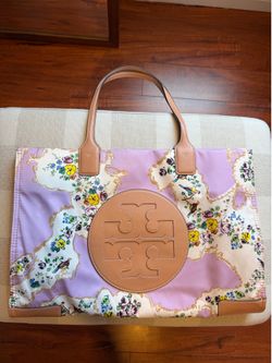 Tory Burch Ella Floral Print Tote Bag