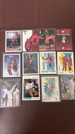Michael Jordan 12 Card Lot