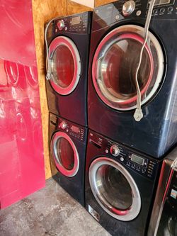 LG WASHER AND DRYER SUPERCAPACITY