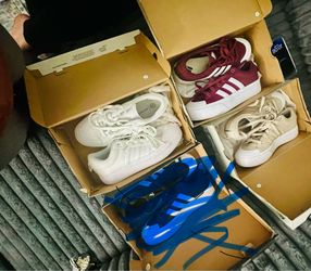 Adidas shoes women’s size 8 and red one size 8 1/2 Adidas shoes women’s size 8 and red one size 8 1/2
