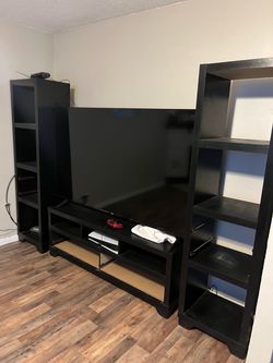 Tv stand with shelves