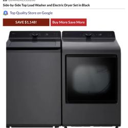 LG Washer And Dryer Set 