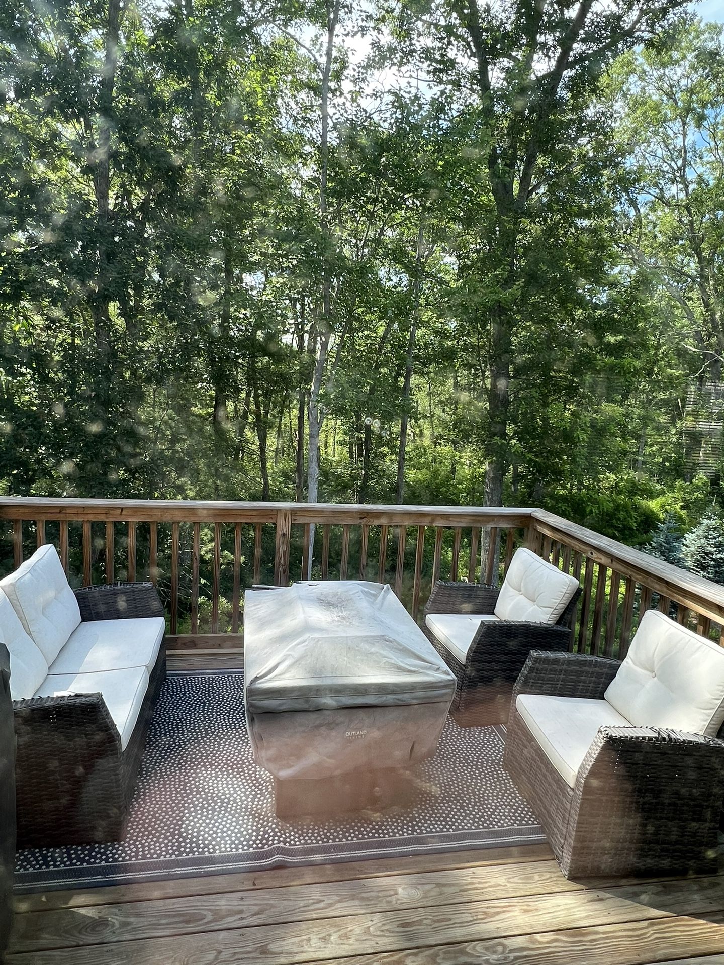 Patio Furniture — Loveseat Plus Two Chairs