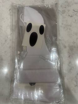 New 6 Pack White Ghost Halloween Decorations