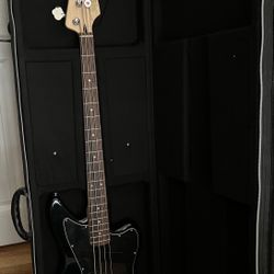 Fender Squire Jaguar Bass - Black 