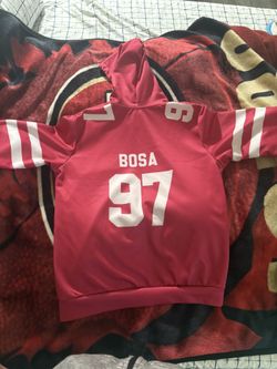 Pink Women’s 49ers Jersey Sweater