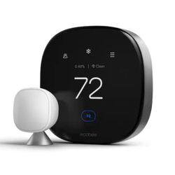 ecobee Smart Thermostat Premium with Smart Sensor and Air Quality Monitor Wifi Works with Siri, Alexa, Google Assistant