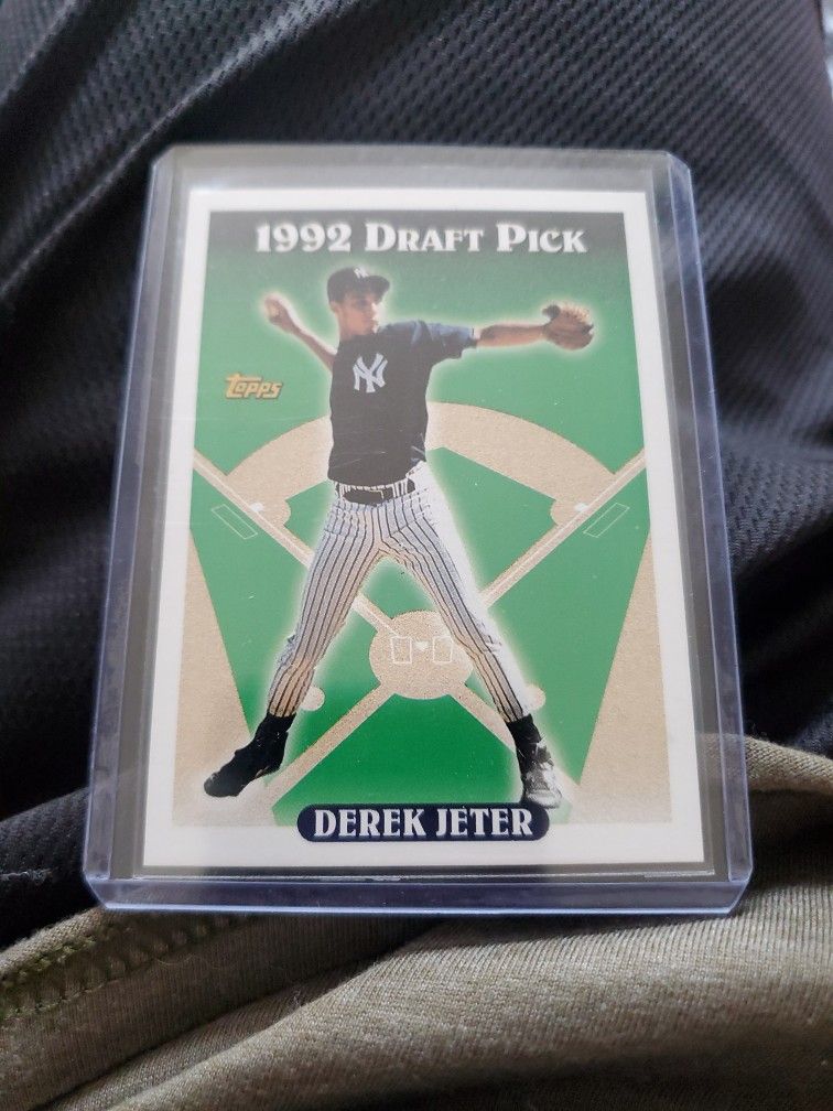 1992 Derek Jeter Rookie Draft Pick New York Yankees