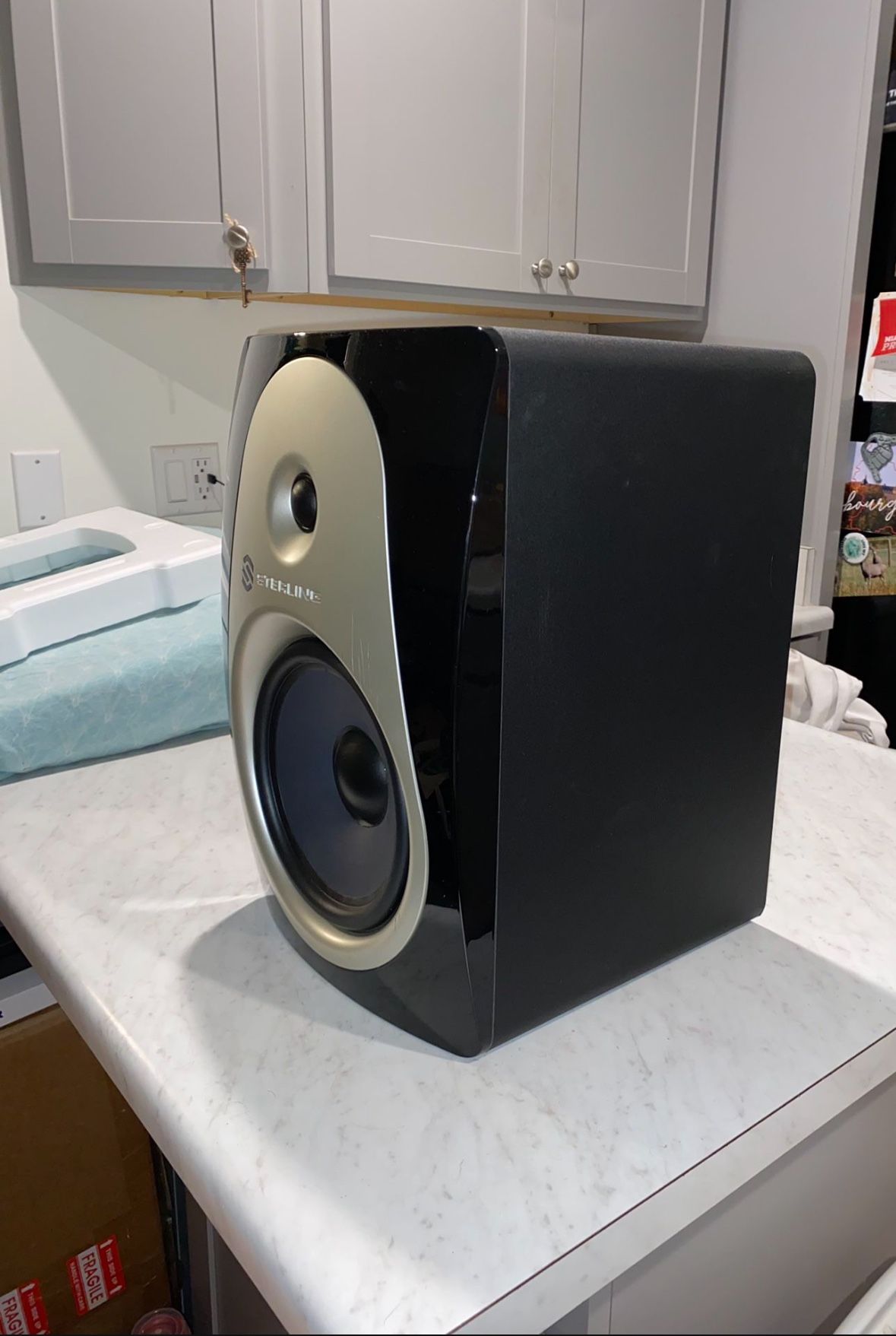 Pair Of Sterling Audio MX8 8” Powered Studio Monitors
