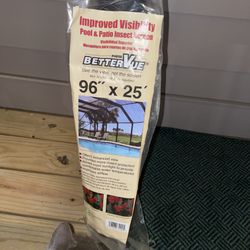 Phifer 96 in. x 25 ft. Better Vue Pool and Patio Screen