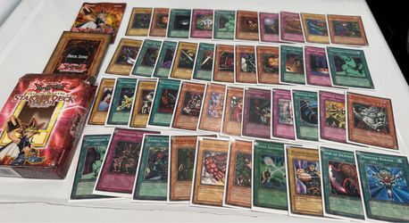 Vintage Yu-Gi-Oh! 43-Card Lot with Yugi Evolution Box & Accessories
