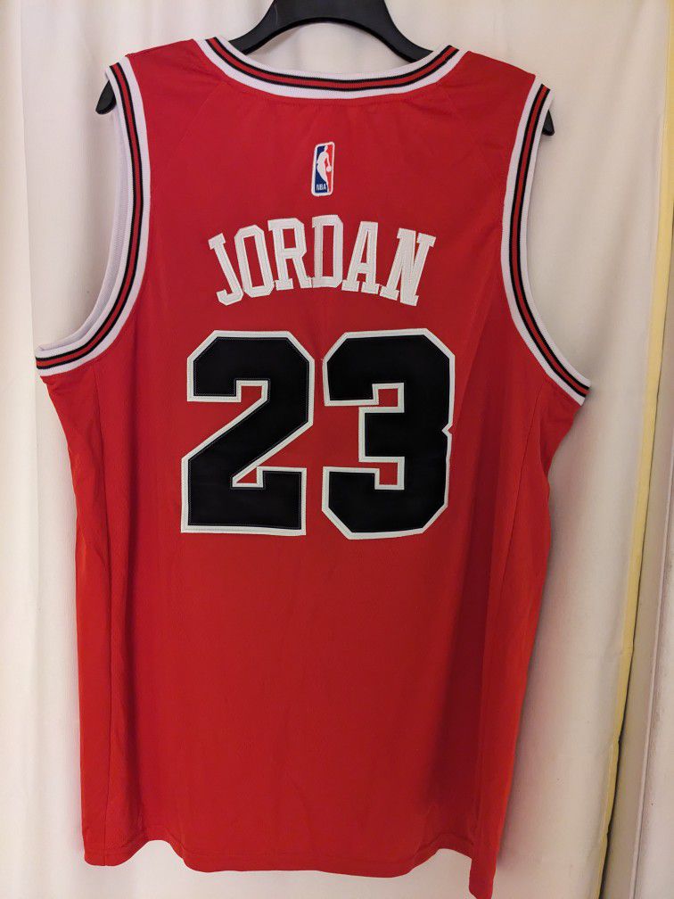 Michael Jordan Black And Red Split Bulls Jersey!!! for Sale in Indn Riv  Shrs, FL - OfferUp