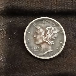 1943 Mercury Silver Dime