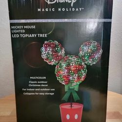 Disney  Mickey Topiary Tree Led Pair