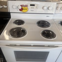 USED WHIRLPOOL ELECTRIC STOVE
