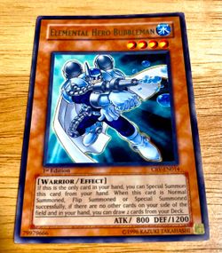Yugioh Card- Elemental Hero Bubbleman