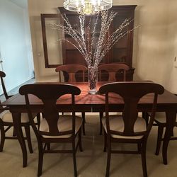 Dining Table and China Cabinet