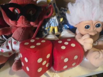 Lots of collectibles lamb chops topo gigio red dice