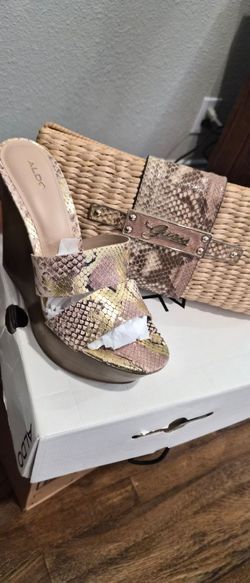 Aldo wedge heel sandal