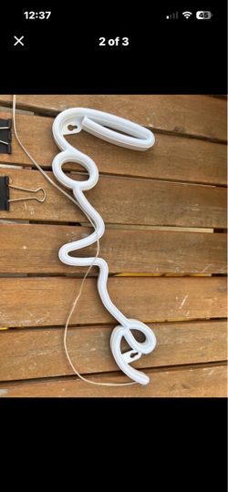 LOVE LED Neon Sign White