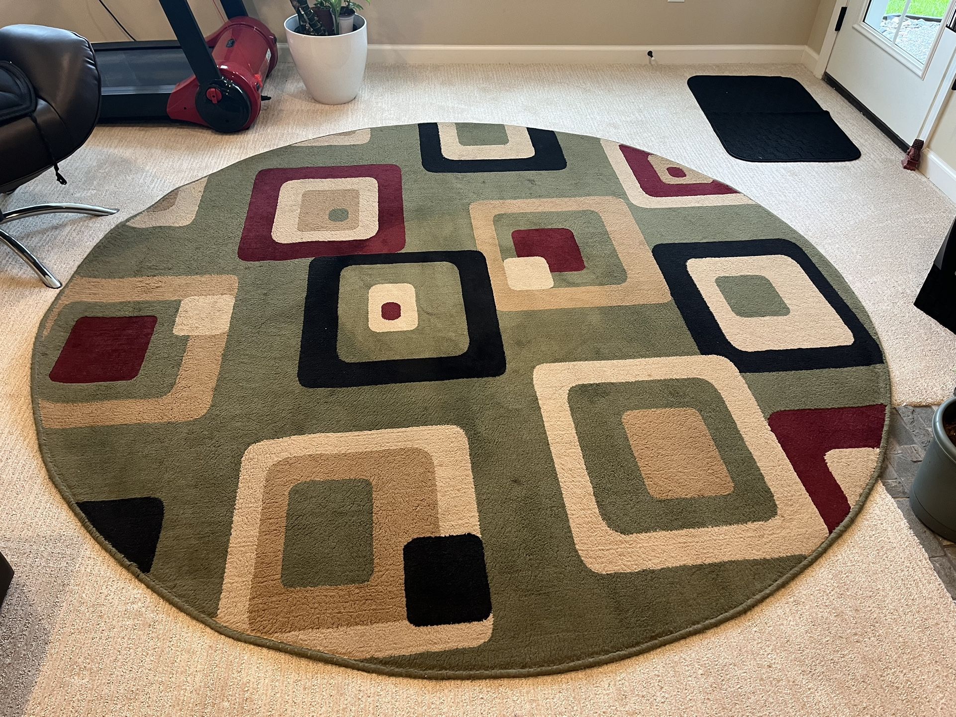 Circular rug
