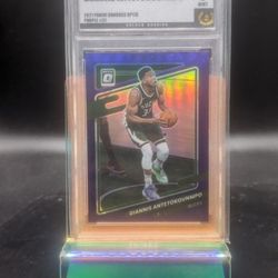 Giannis Antetokounmpo Purple Prizm Graded