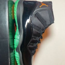 Air Jordan 11 Black Green Size 11