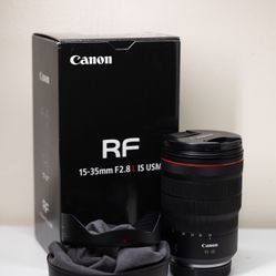 Canon RF 15-35mm f/2.8L IS USM – Excellent Condition | Box & Accessories Included
