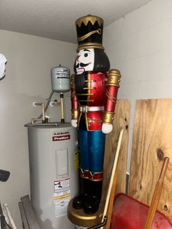 Antique 6-Foot Animated LED Nutcracker