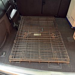 Large Metal Dog Crate