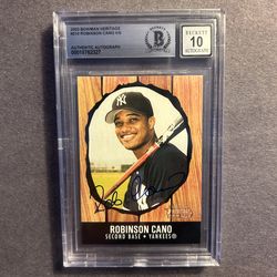 2003 Bowman #210 Robinson Cano Rookie w/ on card auto.Negotiable