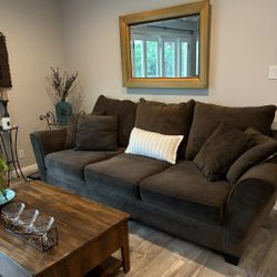 Couch And Loveseat With Ottoman 