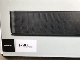 Bose solo 5 sound bar