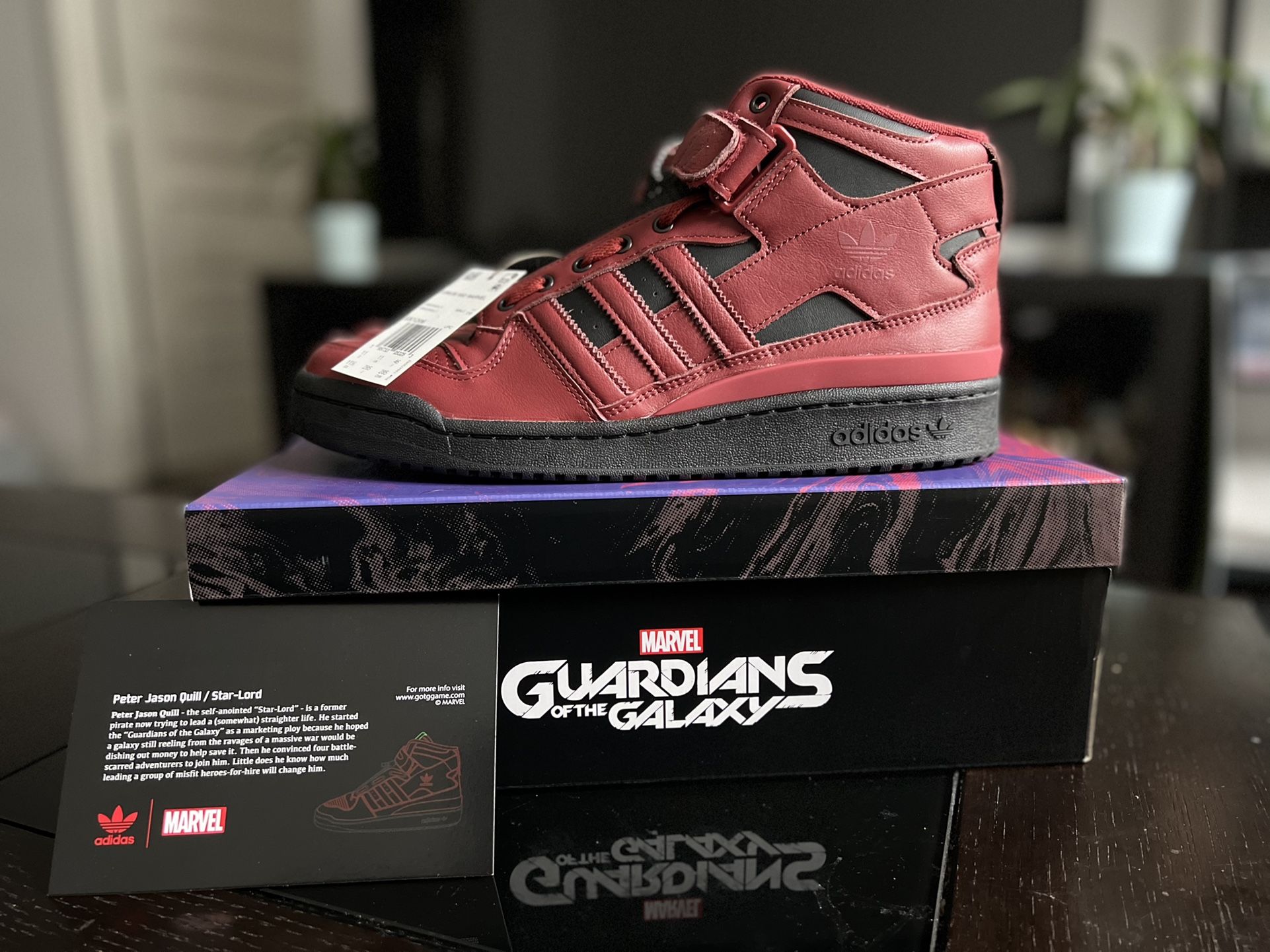 Adidas Marvel Guardians Of The Galaxy Star Lord Forum Mid In Mens Shoe Size 11.5