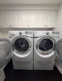Washer and dryer